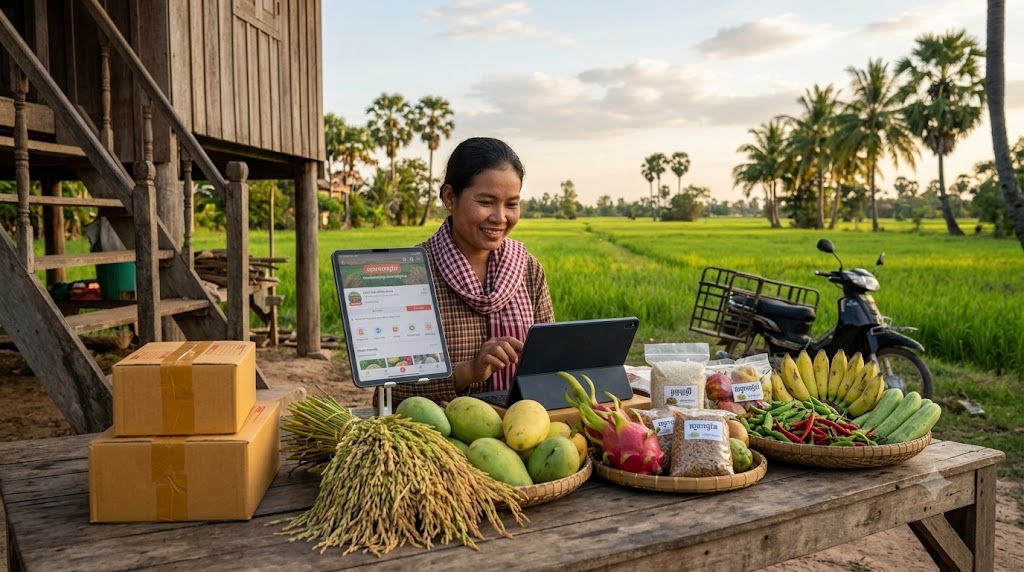 ការលក់កសិផលតាមអនឡាញ